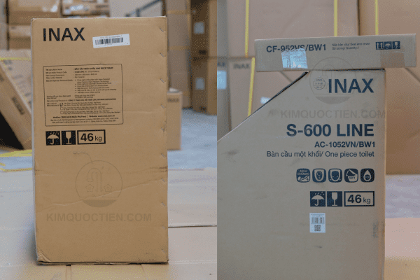 Thông Tin Bàn Cầu INAX AC-1052VN 1 Khối Trên Thùng