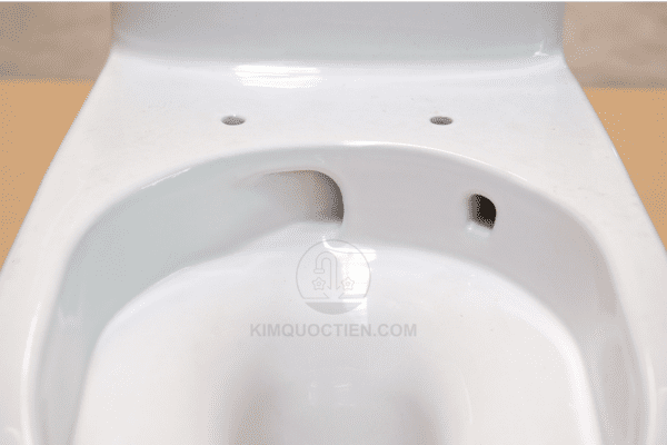 Công nghệ xả Powerful Vortex với hai cửa xả