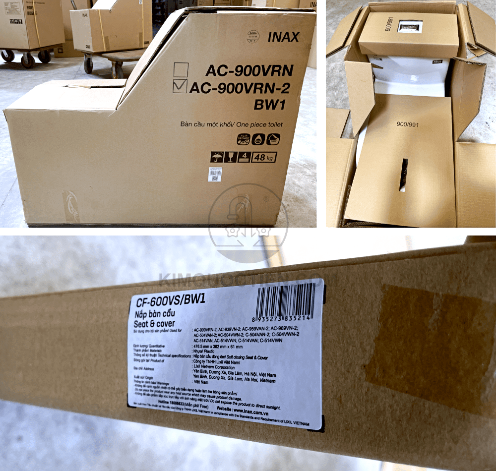 bồn cầu inax ac900vrn