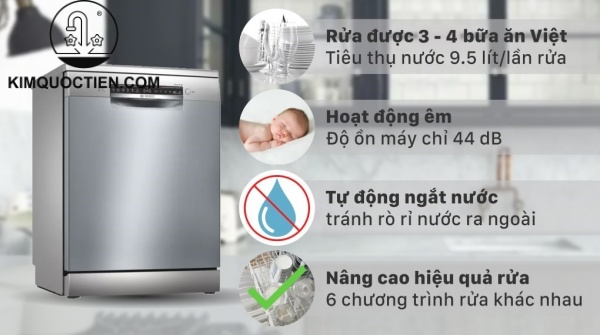 Máy Rửa Chén BOSCH HMH.SMS4HCI48E