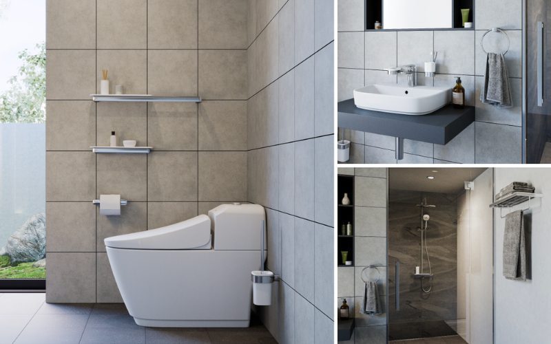 Bộ sưu tập Inax S400 Line sang trọng, hiện đại cho phòng tắm