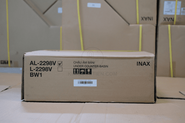 Thông Tin Sản Phẩm Chậu Rửa Lavabo INAX AL-2298V Âm Bàn Trên Hộp