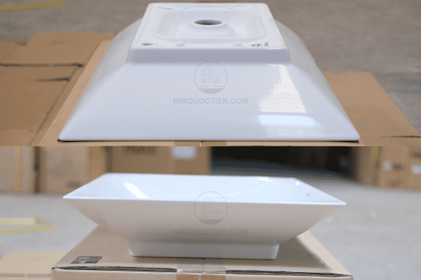 Sản phẩm thuộc dạng chậu rửa mặt lavabo đặt bàn cao cấp của thiết bị vệ sinh INAX