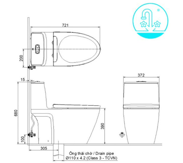 Bồn Cầu INAX AC-912/CW-S32VN