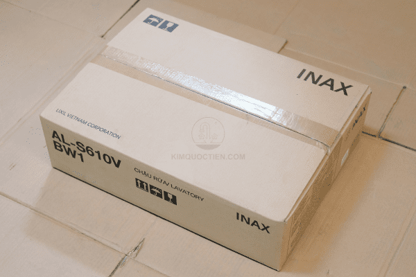 Chậu Rửa Lavabo INAX AL-S610V Đặt Bàn Aqua Ceramic Được Đóng Gói Cẩn Thận
