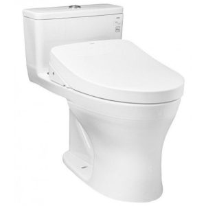 Bồn Cầu Điện Tử TOTO MS855CDW12#XW Kèm Nắp Rửa Điện Tử WASHLET (Loại Giấu Dây) Dòng S7 - TCF4911EZ (220V)