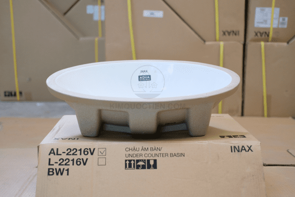 Chậu Rửa Lavabo INAX AL-2216V Sử Dụng Công Nghệ Aqua Ceramic Chống Bám Bẩn
