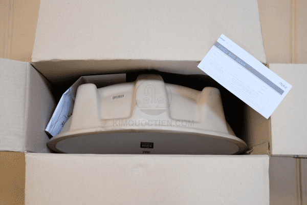 Chậu Rửa Lavabo INAX AL-2293V Sau Khi Khui Hộp