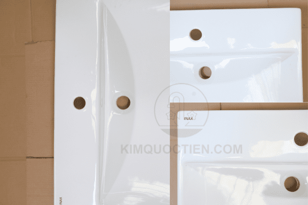 Chậu Rửa Lavabo INAX L-2397V Được Chụp Theo Nhiều Góc Khác Nhau