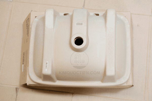 Mặt Dưới Sản Phẩm Chậu Rửa Lavabo INAX L-2298V Âm Bàn