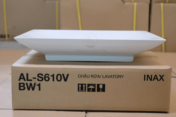 Chậu Lavabo INAX ALS610V Đặt Bàn Mỏng Nhẹ Thiết Kế Hiện Đại
