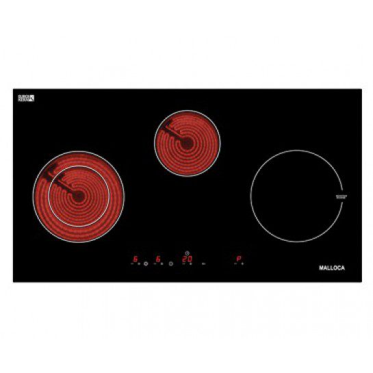 Bếp Từ Kết Hợp Hồng Ngoại MALLOCA MH-03IRA 3 Vùng Nấu