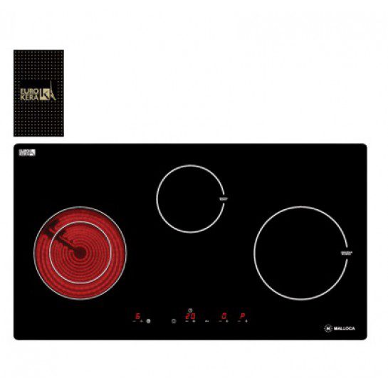 Bếp Từ Kết Hợp Hồng Ngoại MALLOCA MH-03IRB LB 3 Vùng Nấu