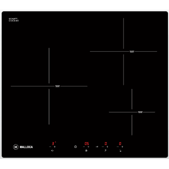 Bếp Từ MALLOCA MI 593 B 3 Vùng Nấu