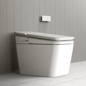 Bồn Cầu Điện Tử AMERICAN STANDARD KP-8312 1 Khối Nắp Tự Động Đóng Êm PLAT