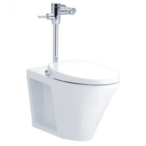 Bồn Cầu COTTO C1322(CN1) Kèm Van Xả Trực Tiếp Cảm Ứng Nắp Rửa Cơ