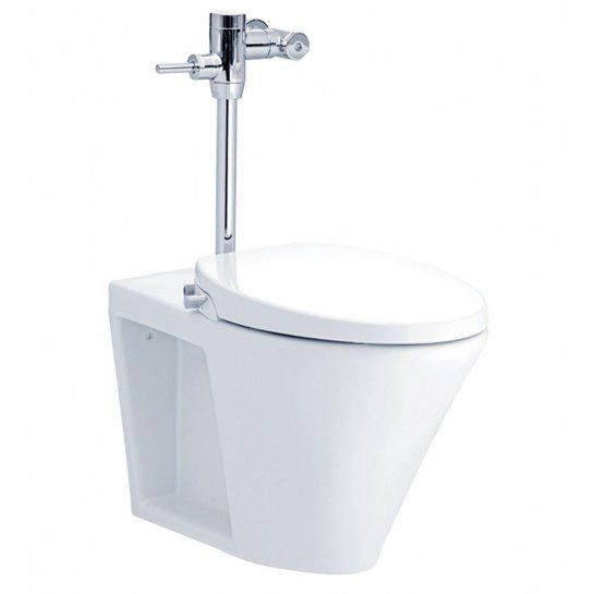 Bồn Cầu COTTO C1322(CN1) Kèm Van Xả Trực Tiếp Cảm Ứng Nắp Rửa Cơ