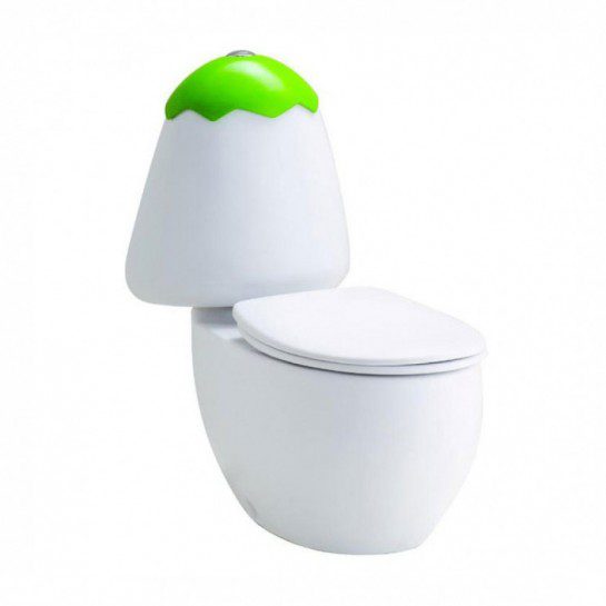 Bồn Cầu COTTO C15037 KW 2 Khối Trẻ Em Nắp Êm