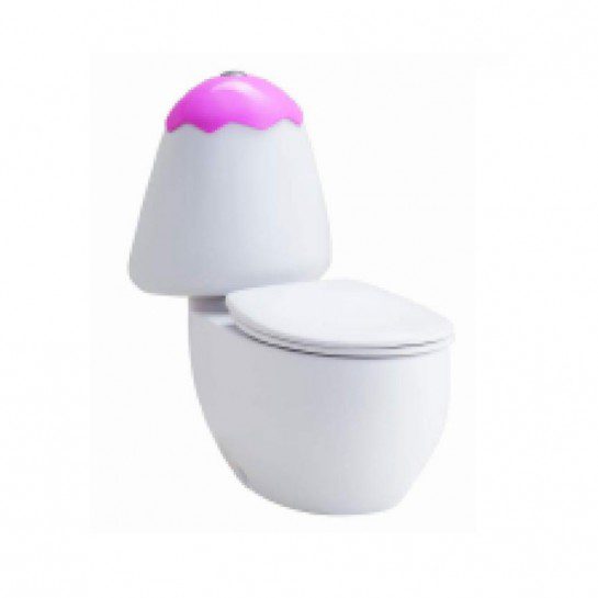 Bồn Cầu COTTO C15037 RA 2 Khối Trẻ Em Nắp Êm