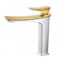 Vòi Lavabo COTTO CT2252A#CG Thân Cao Nóng Lạnh Màu Vàng