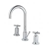 Vòi Lavabo COTTO CT238YC16 Nóng Lạnh Ba Lỗ