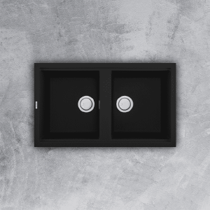 Chậu Rửa Chén Đá MALLOCA ERO K-45040 Màu Đen