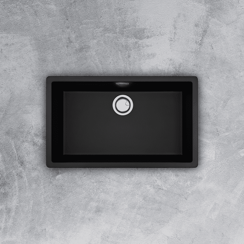 Chậu Rửa Chén Đá MALLOCA ZEN K-13040 Màu Đen