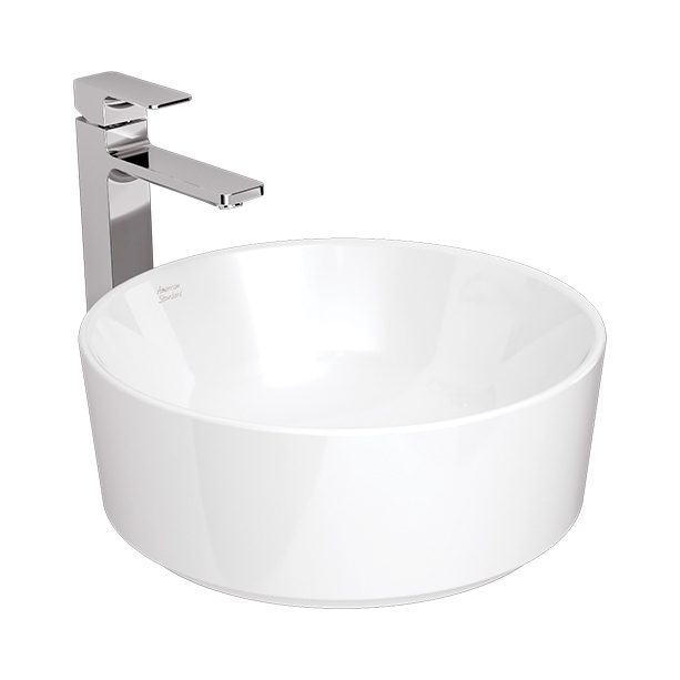Chậu Rửa Lavabo AMERICAN 0509-WT Đặt Bàn Acacia E