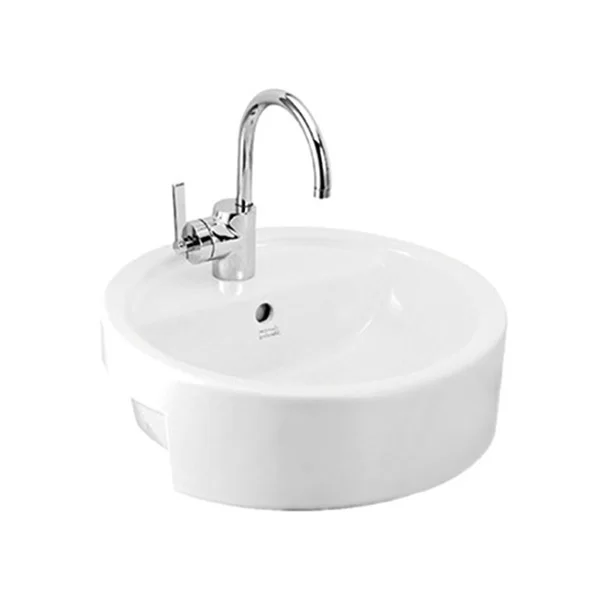 Chậu Rửa Lavabo AMERICAN WP-F307 Bán Âm Bàn White