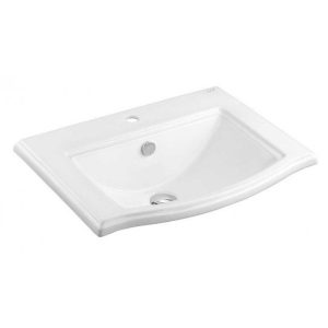Chậu Rửa Lavabo COTTO C05897 Classique Dương Vành Kháng Khuẩn