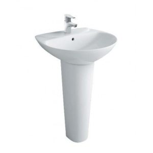 Chậu Rửa Lavabo INAX L-285V/L-288VD Kèm Chân Dài Treo Tường
