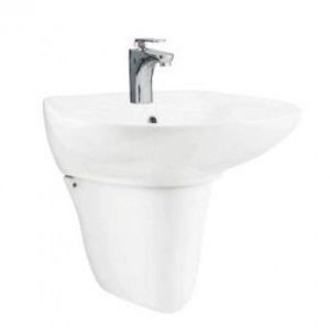 Lavabo VIGLACERA V39 Treo Tường Kèm Chân Ngắn