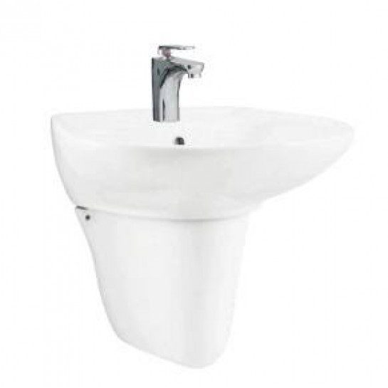 Lavabo VIGLACERA V39 Treo Tường Kèm Chân Ngắn