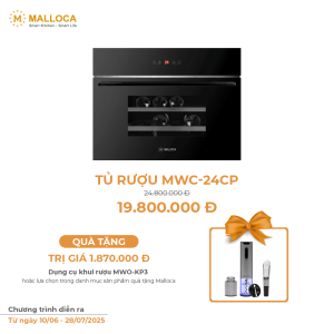 Tủ Rượu MALLOCA MWC-24CP Âm Tủ