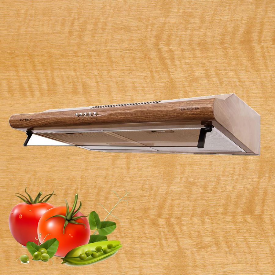 Máy Hút Mùi Classic EUROSUN EH-70C18V Treo Tường 70cm Màu Gỗ
