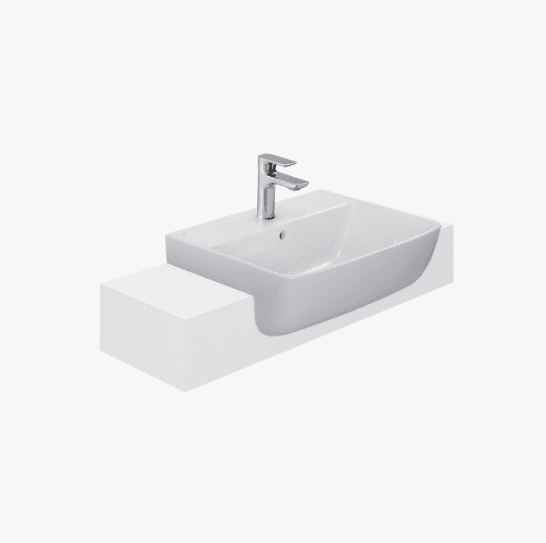 Chậu Rửa Lavabo INAX AL-345V Bán Âm Bàn