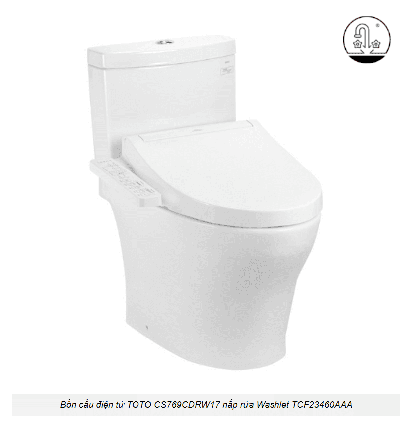 Bồn cầu điện tử TOTO CS769CDRW17