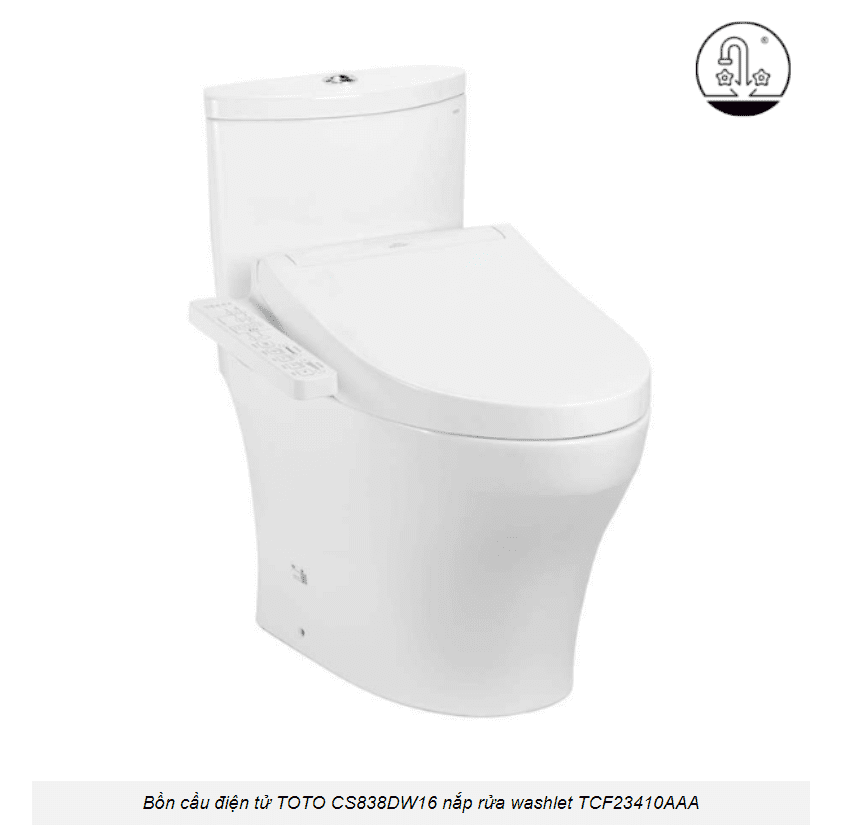 Bồn cầu điện tử TOTO CS838DW16