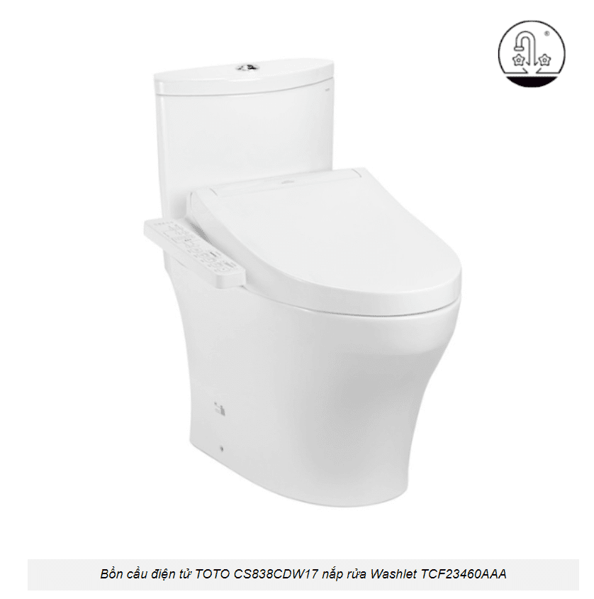 Bàn cầu điện tử TOTO CS838CDW17
