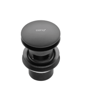 Trụ Xả Nhấn Lavabo COTTO CT677#BL(HM) Có Lỗ Xả Tràn Màu Đen