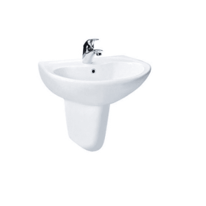 Chậu Rửa Mặt Lavabo TOTO LHT240CS#W Treo Tường Chân Ngắn