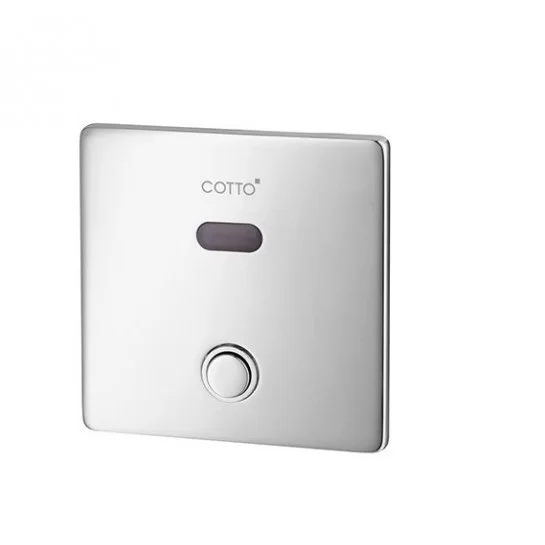 Van Xả Tiểu Nam COTTO CT4802AC Âm Tường Dùng Điện