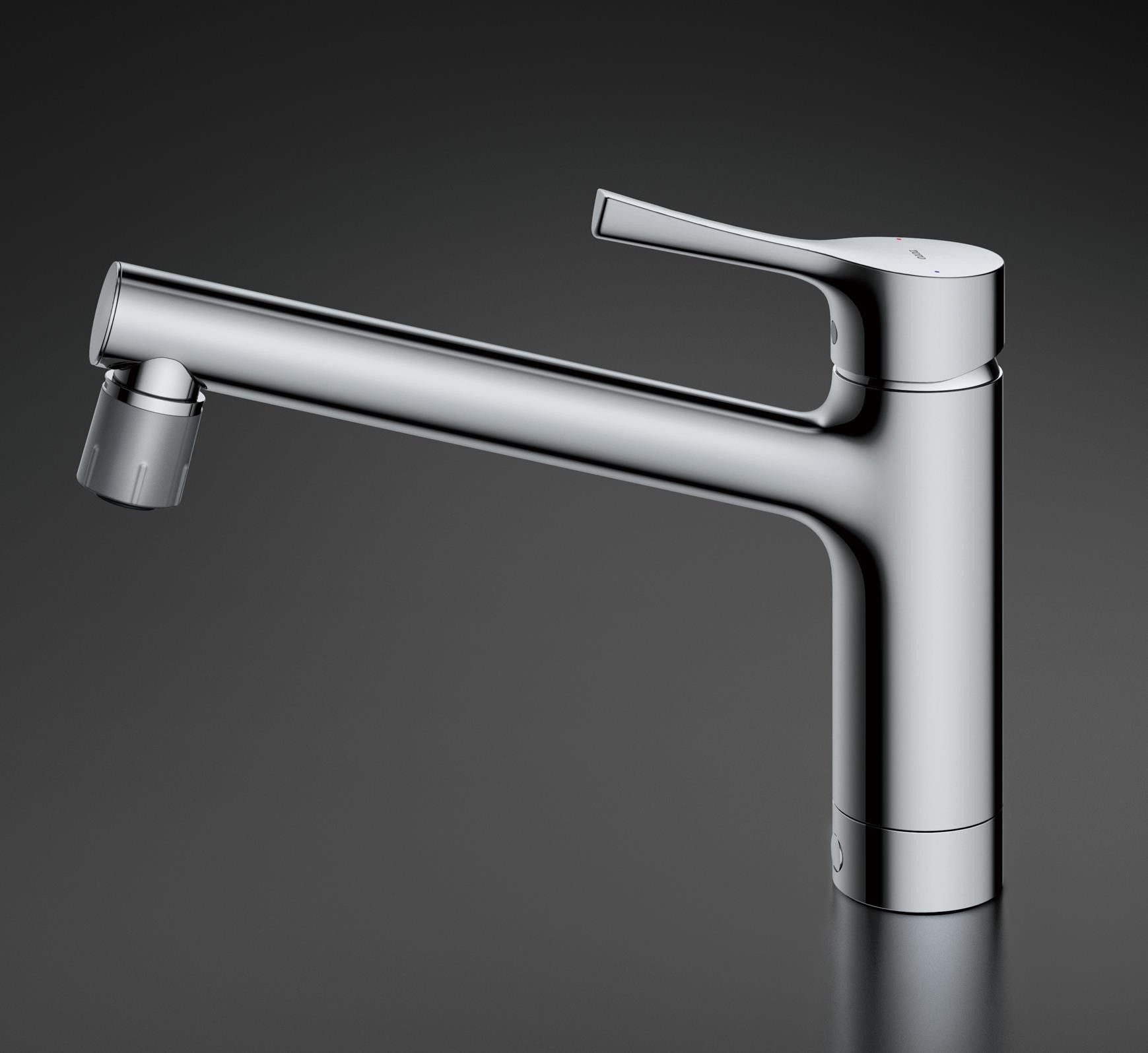 Vòi Bếp TOTO TKS05303J Gật Gù Nóng Lạnh 2 Chế Độ