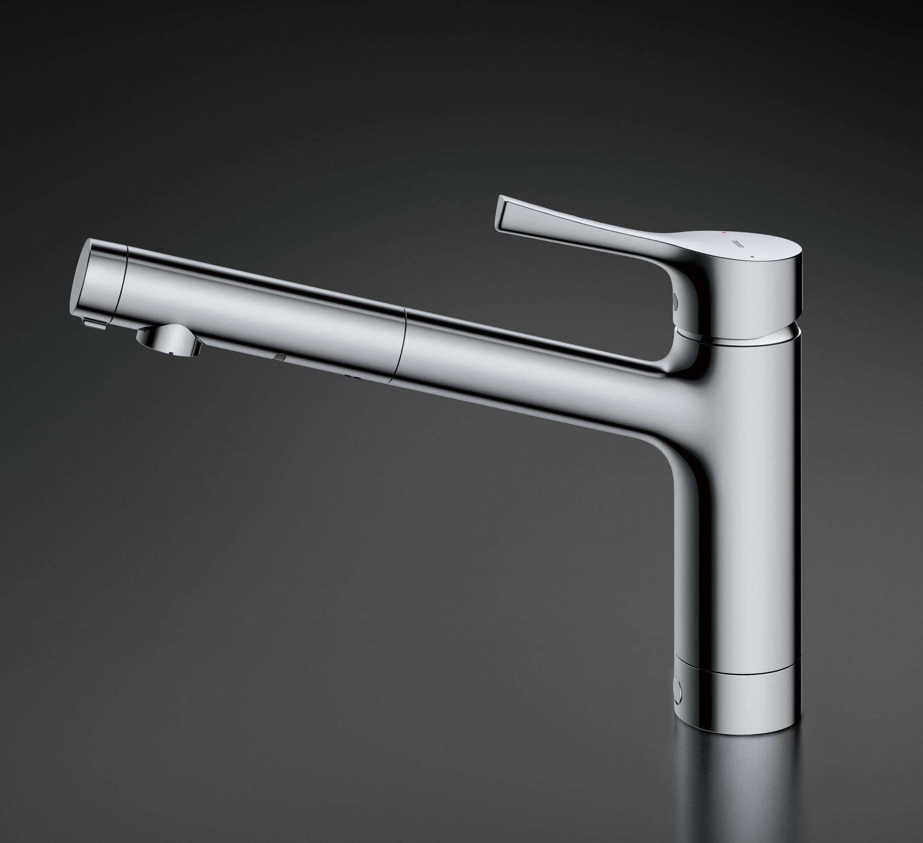 Vòi Bếp TOTO TKS05304J Gật Gù Nóng Lạnh 2 Chế Độ