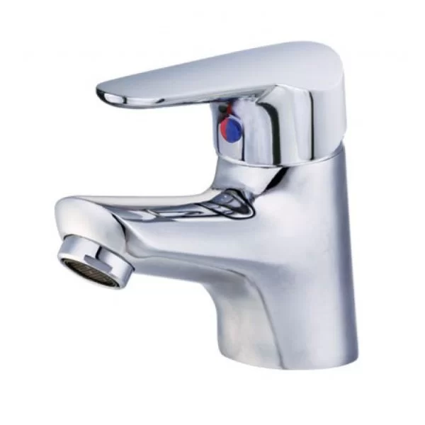 Vòi Lavabo CAESAR B120CU Nóng Lạnh Xả Nhấn