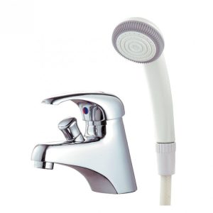 Vòi Lavabo CAESAR B136CU Nóng Lạnh Xả Nhấn Kết Hợp Tay Sen