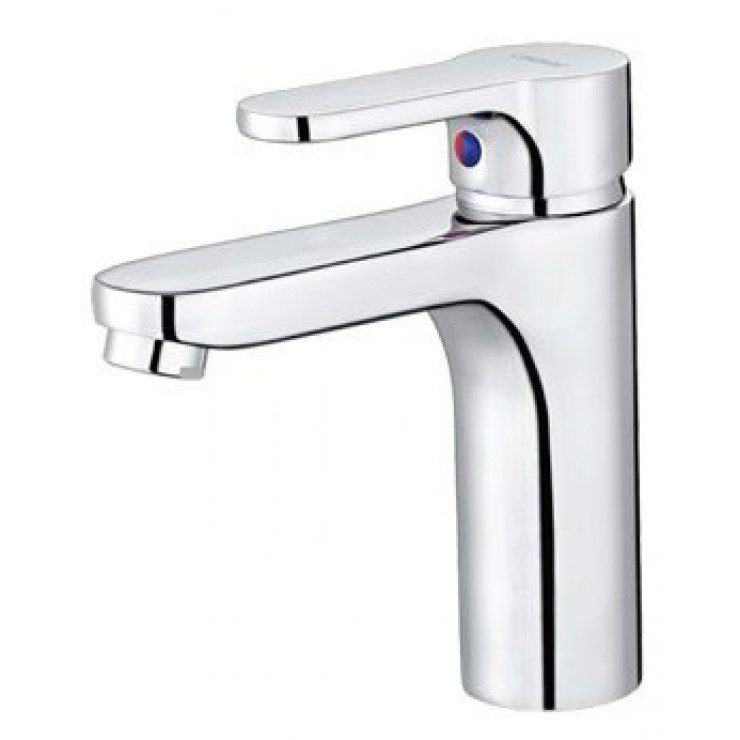 Vòi Lavabo CAESAR B570CU Nóng Lạnh Xả Nhấn