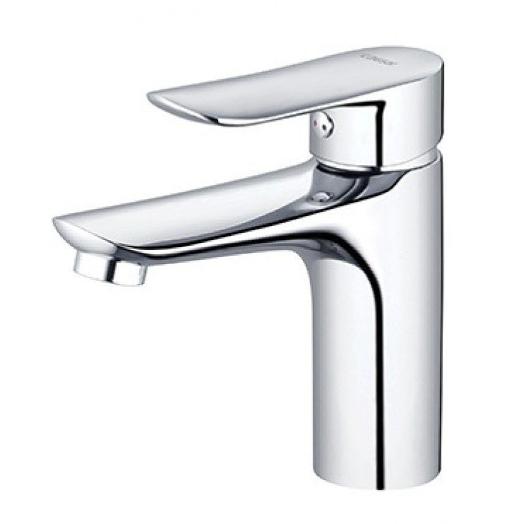 Vòi Lavabo CAESAR B730CU Nóng Lạnh Xả Nhấn