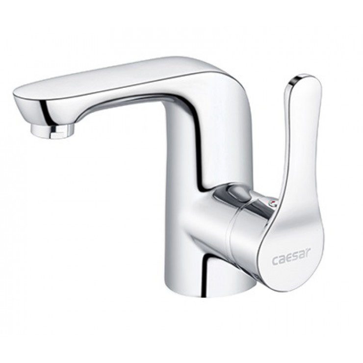 Vòi Lavabo CAESAR B740CU Nóng Lạnh Xả Nhấn