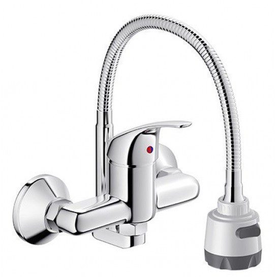 Vòi Rửa Chén VIGLACERA VG712 Nóng Lạnh Gắn Tường